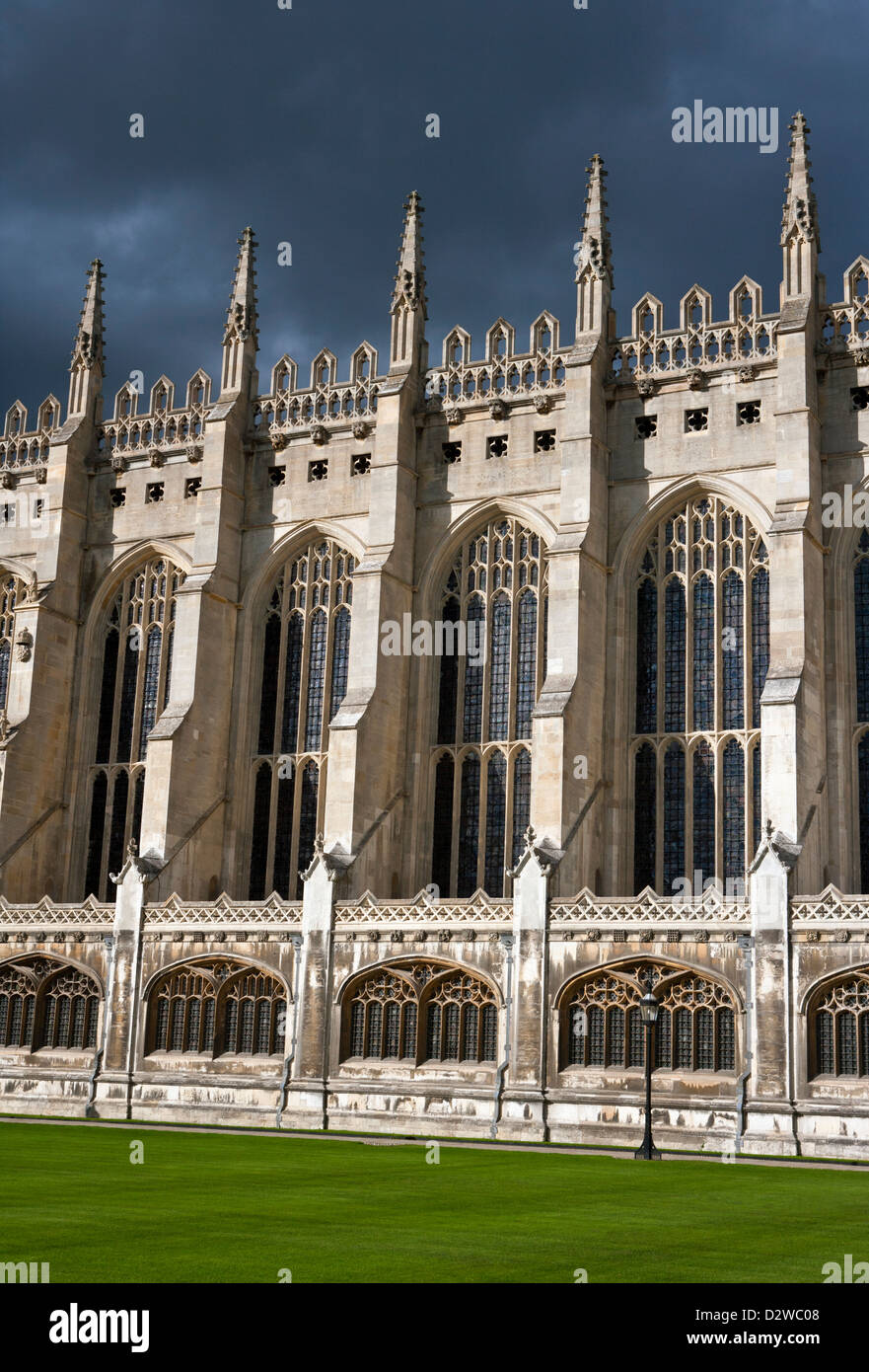 Kings College Chapel in Cambridge, Cambridgeshire, Regno Unito. Foto Stock