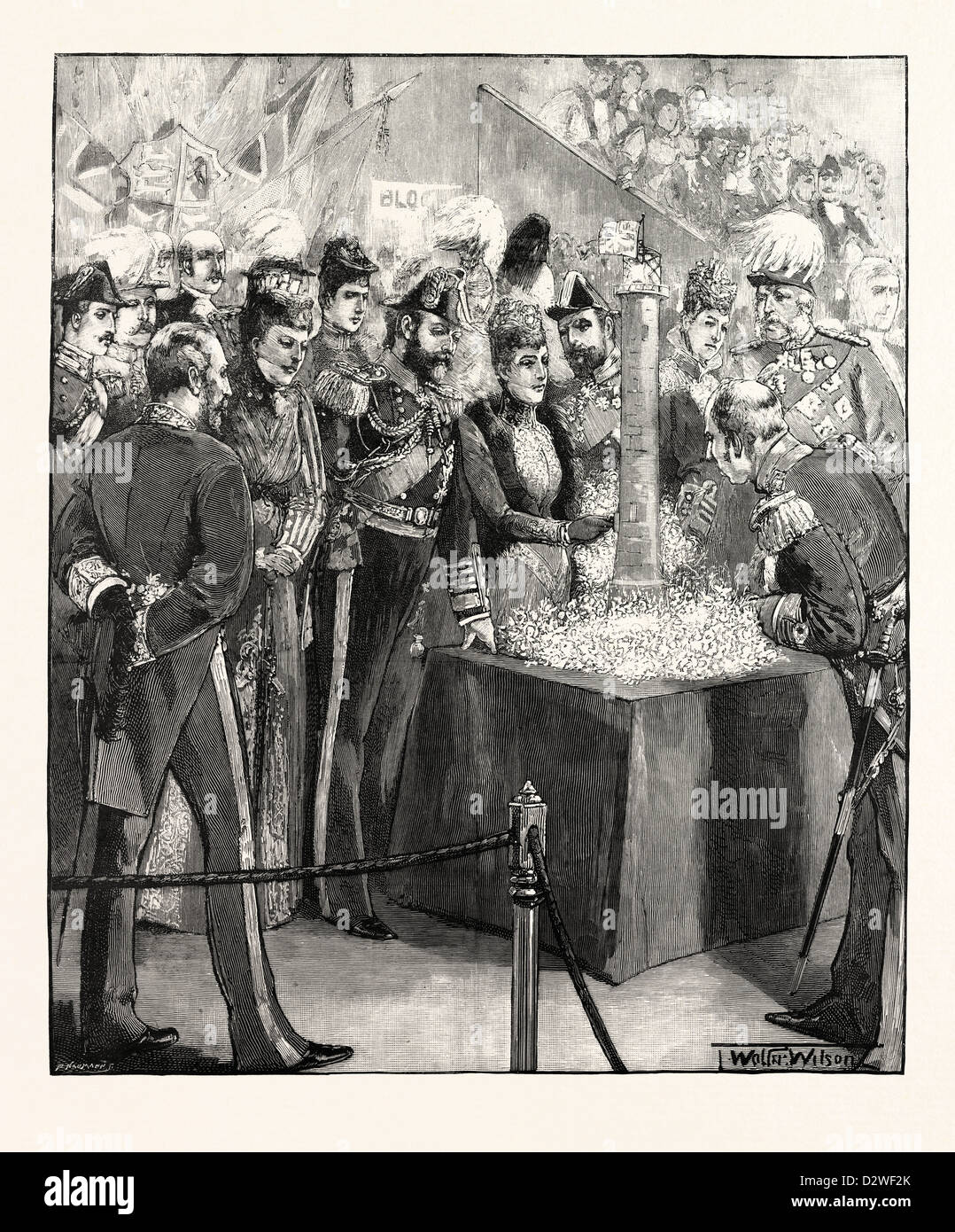 Il principe e la principessa di Galles l'apertura della mostra navale. Foto Stock