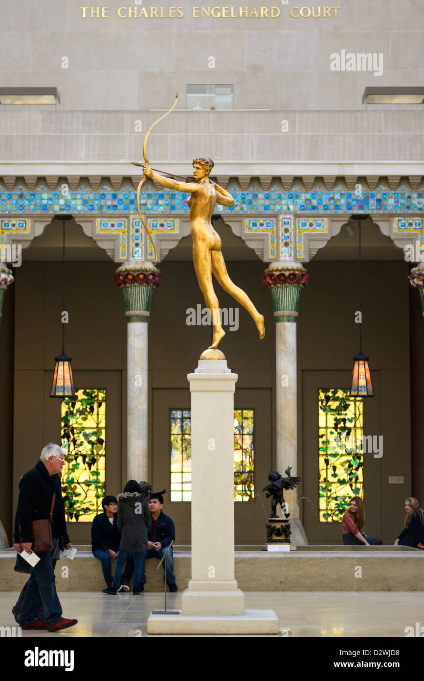 Diana da Augusto Saint Gaudens, Charles Engelhard corte, Metropolitan Museum of Art di New York City, Stati Uniti d'America Foto Stock