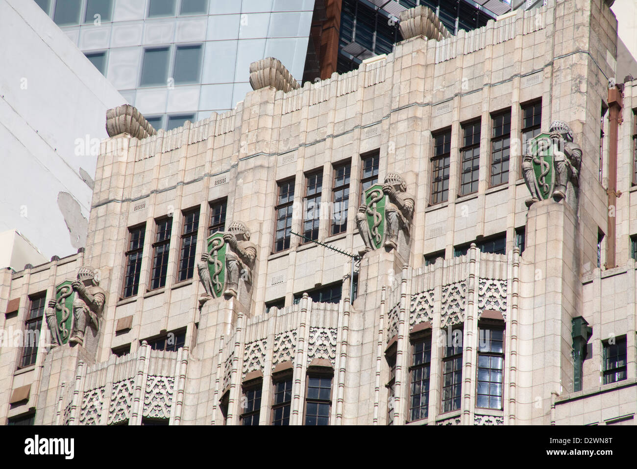 La British Medical Association edificio o BMA House a 135 Macquarie Street Sydney Australia Inter-War grattacielo in stile gotico Foto Stock