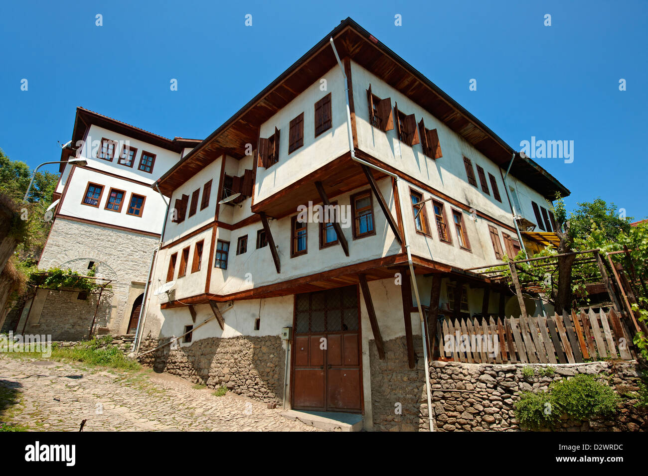 Stile ottomano case di Safranbolu, Turchia. Foto Stock