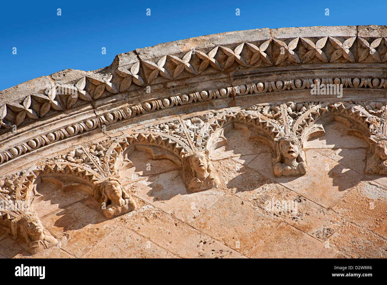 Esterno della cattedrale di Ostuni Puglia Italia Foto Stock