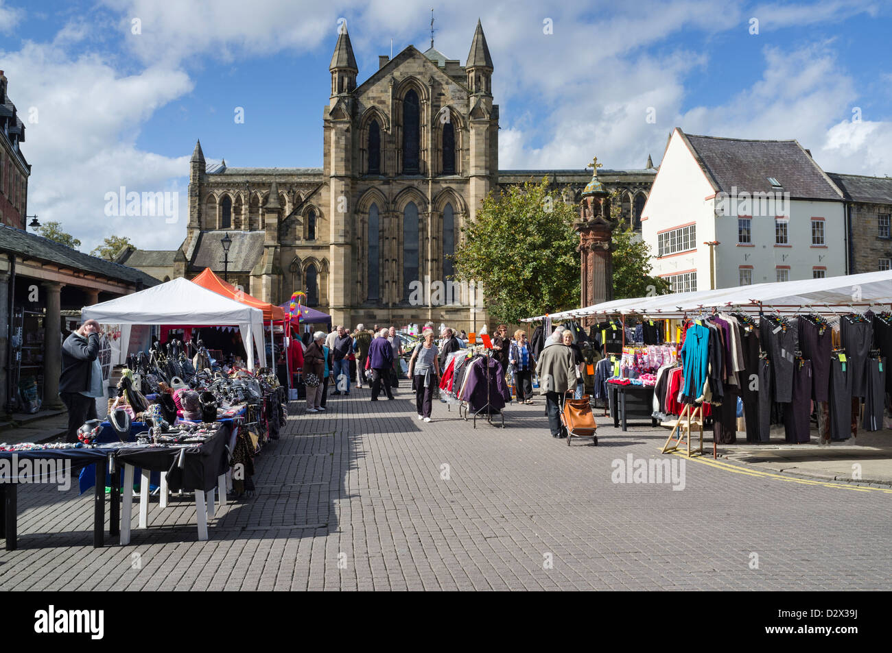 Mercato di Hexham Foto Stock Mercato di Hexham Foto Stock