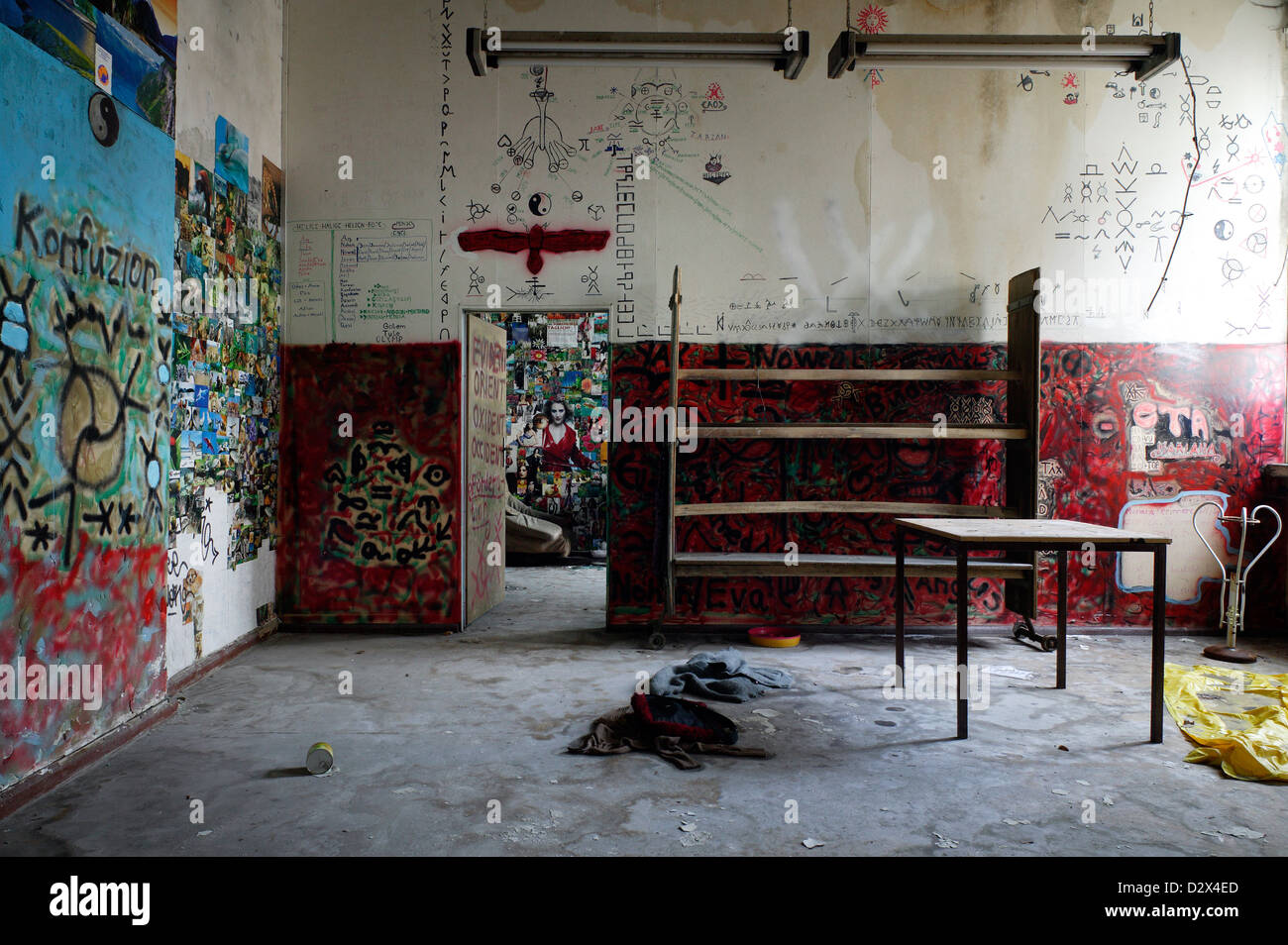 Berlino, Germania, sede dell'ex KGB Foto Stock