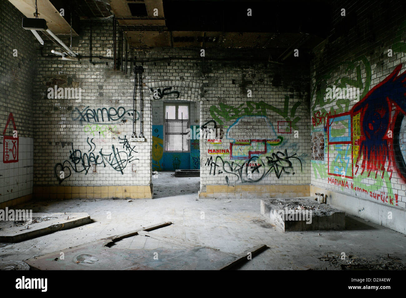 Berlino, Germania, sede dell'ex KGB Foto Stock