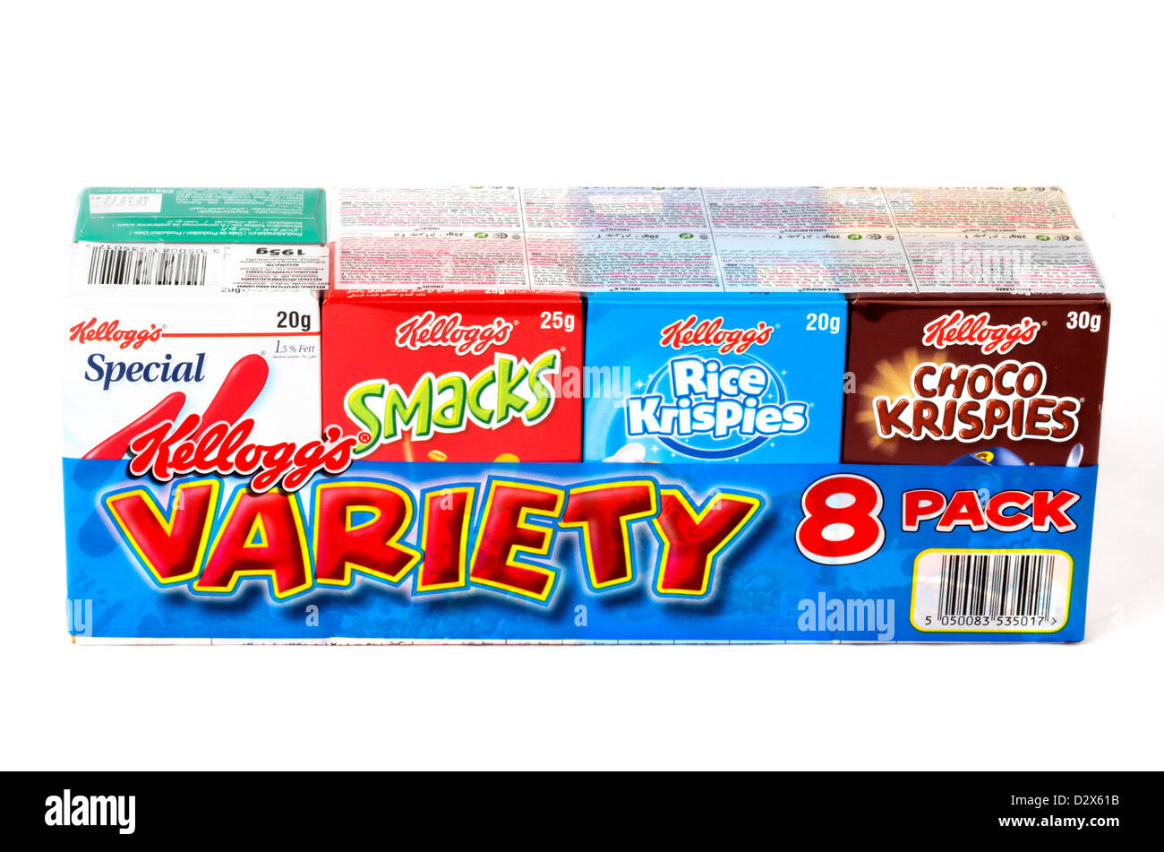 Kelloggs Variety Pack cereali per la prima colazione, REGNO UNITO Foto Stock