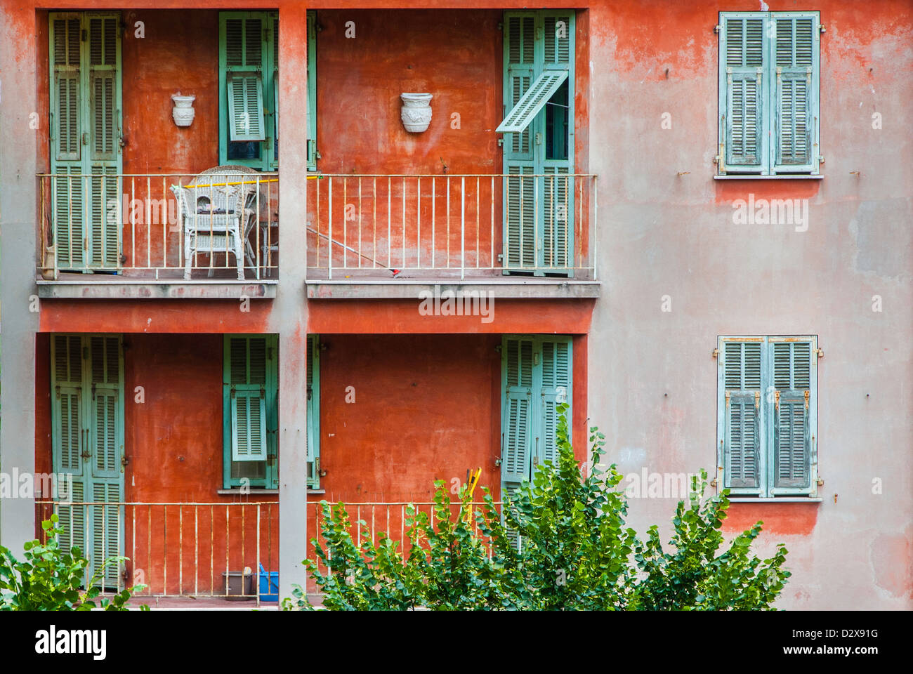 Edificio residenziale a Cannes, Francia Foto Stock