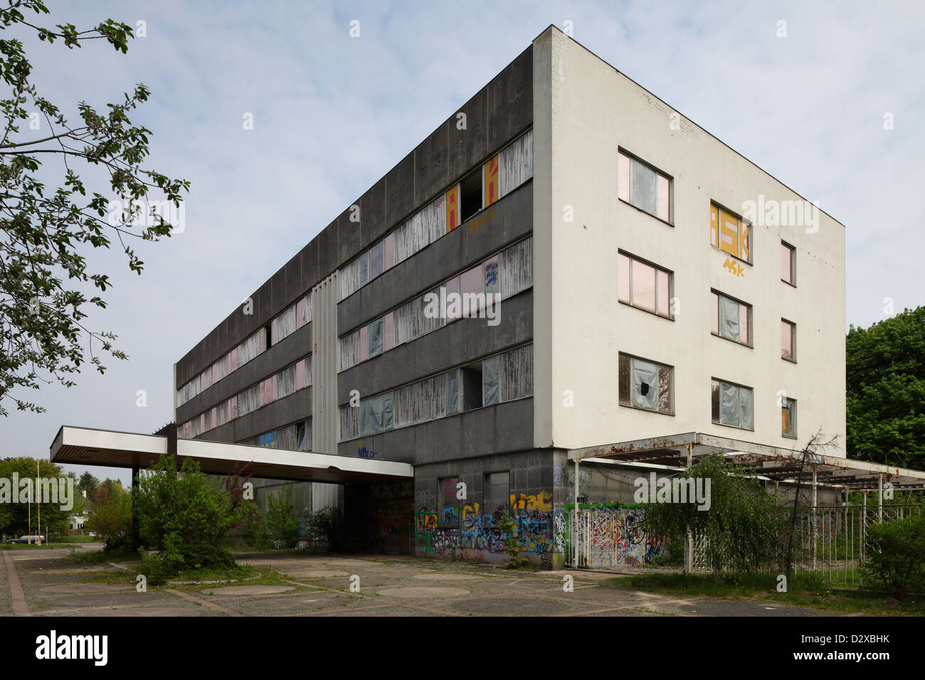 Berlino, Germania, Gaestehauses rovine del governo tedesco-orientale Foto Stock