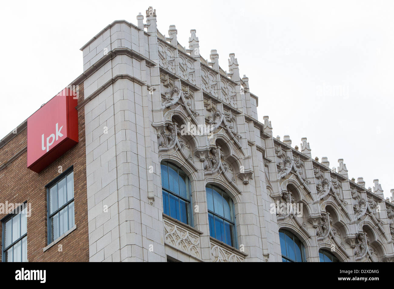 La sede centrale di prodotto progettazione impresa LPK. Foto Stock