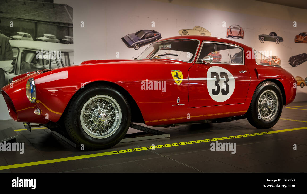 Auto d'epoca, Ferrari Mille Miglia, costruito nel 1953, Moranello, Italia Foto Stock