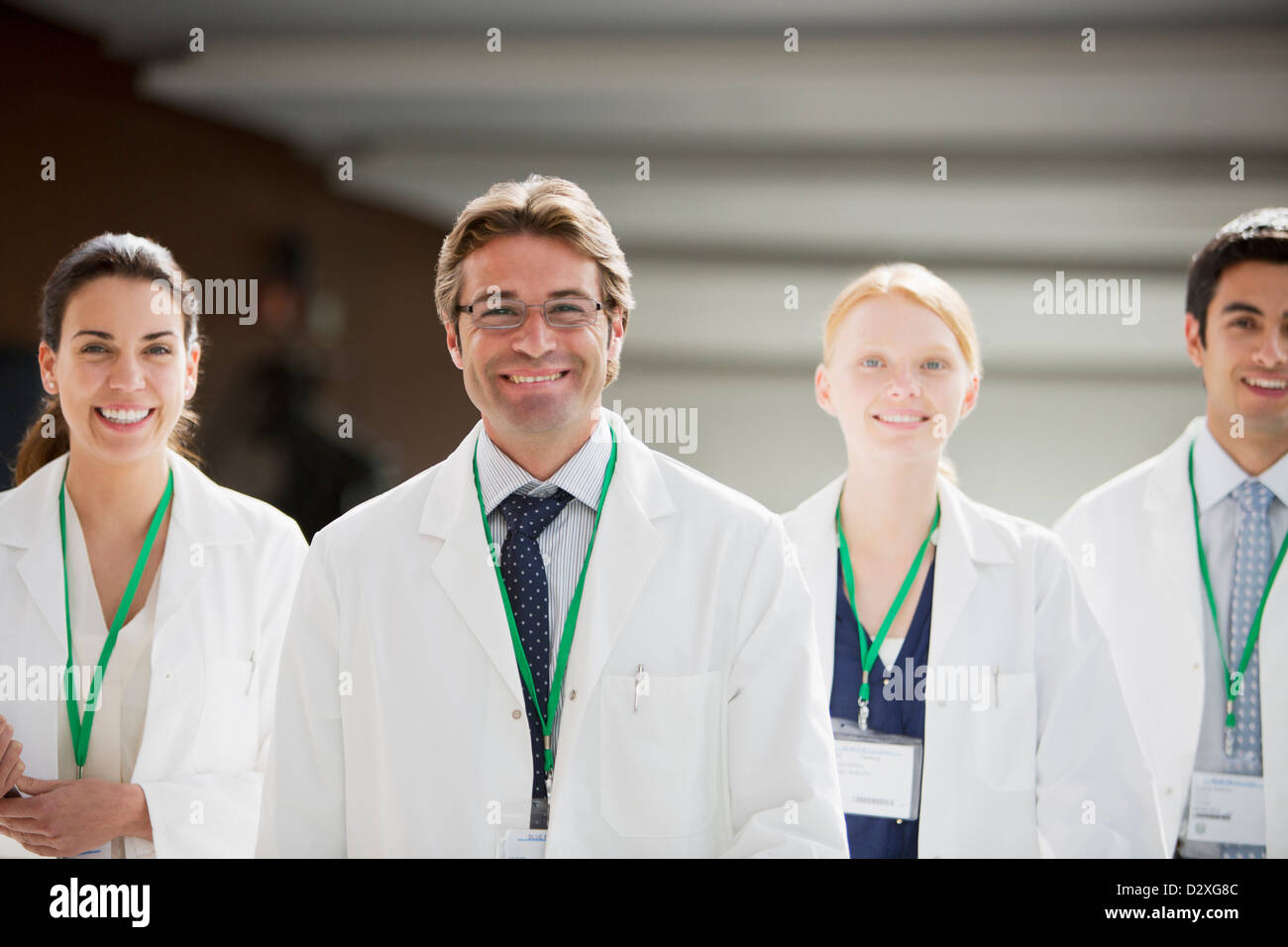 Ritratto di sorridere i medici Foto Stock