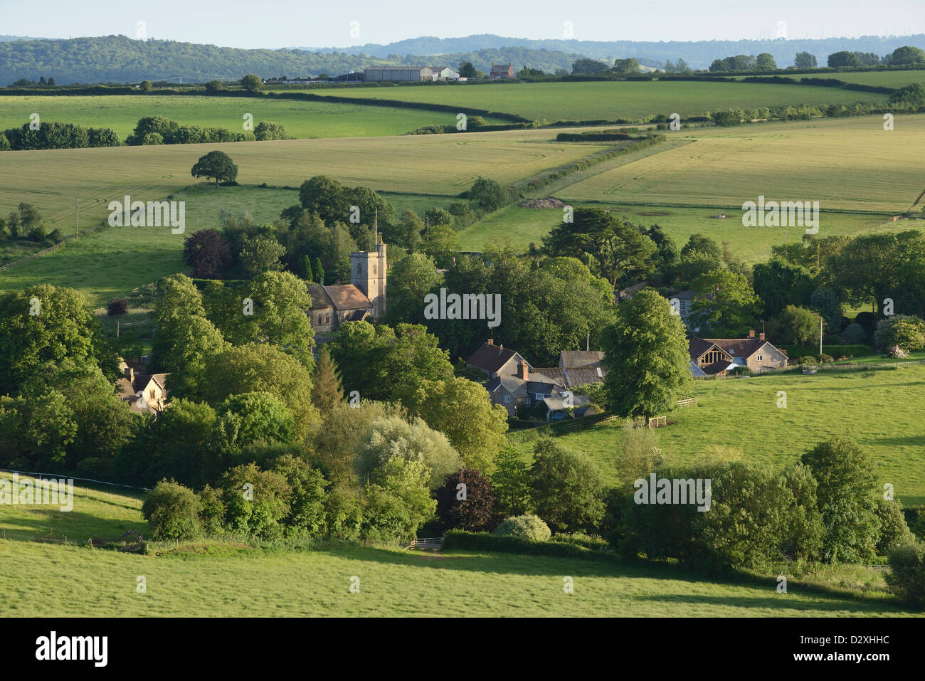 Il villaggio di Poyntington, Dorset, Regno Unito. Foto Stock