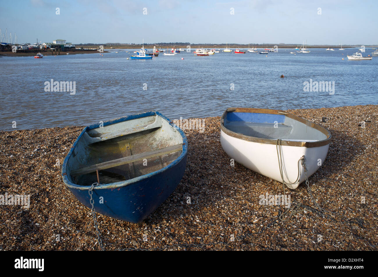 Fiume Deben Bawdsey Ferry Suffolk REGNO UNITO Foto Stock