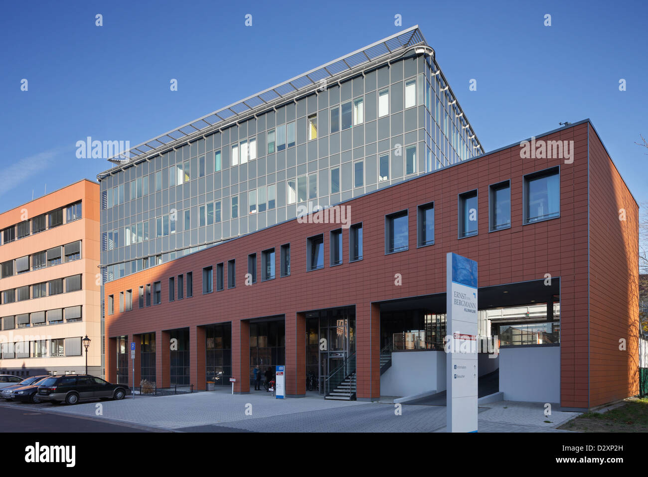 Potsdam, Germania, Klinikum Ernst von Bergmann in Charlotte Street a Potsdam Foto Stock