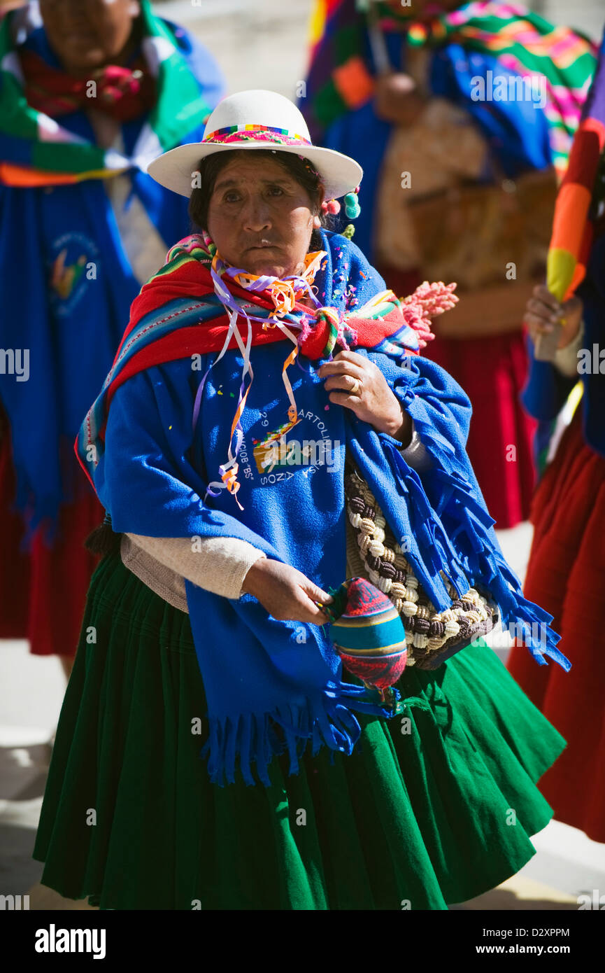 Anata Andina harvest festival, Carnevale, Oruro, Bolivia, Sud America Foto Stock