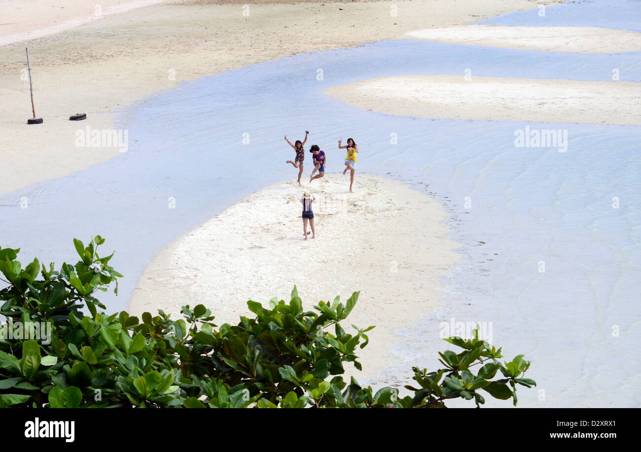 Le isole Camotes, parte della provincia di Cebu nelle Filippine. Foto Stock