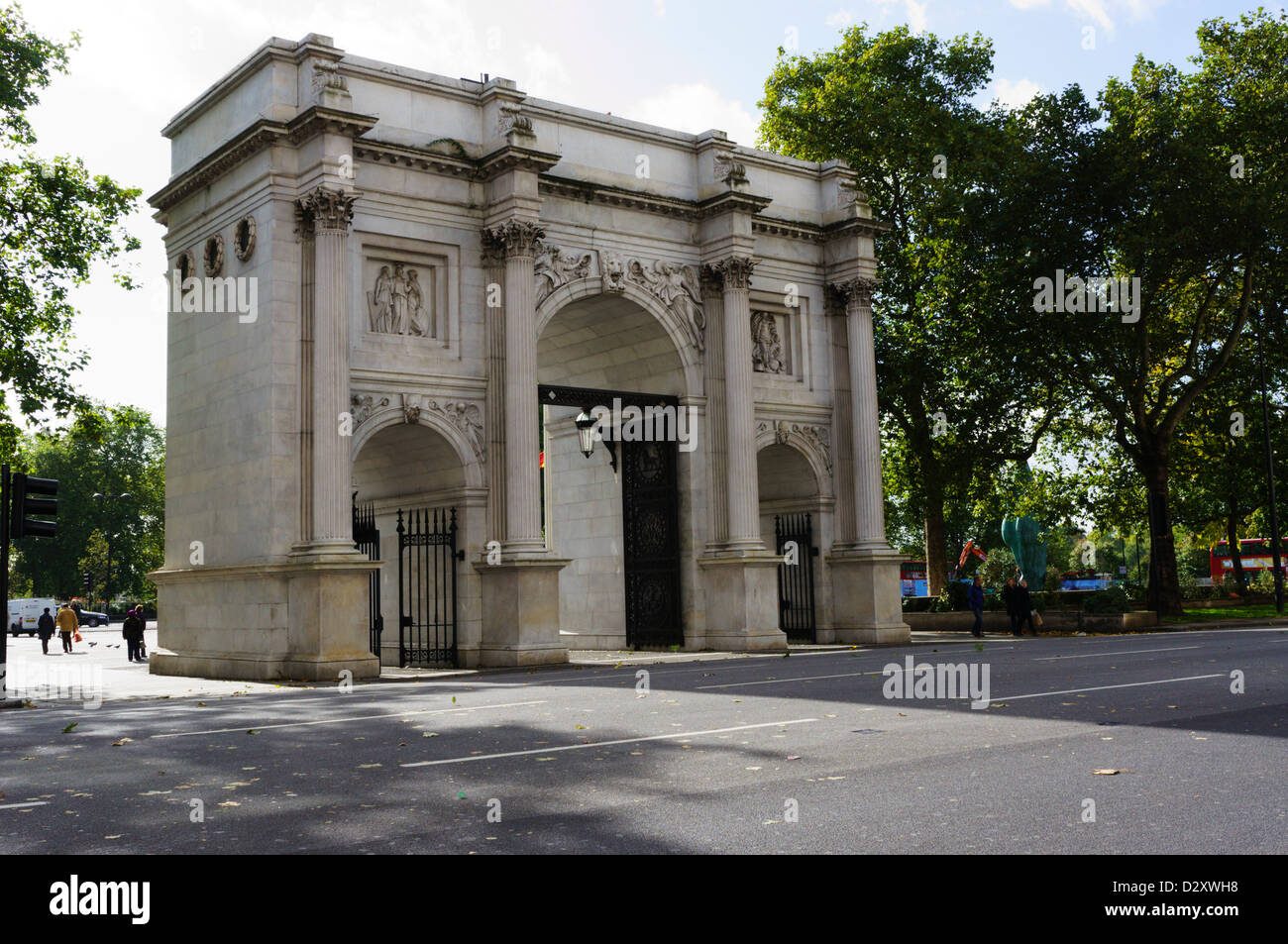 Marble Arch a Londra. Foto Stock
