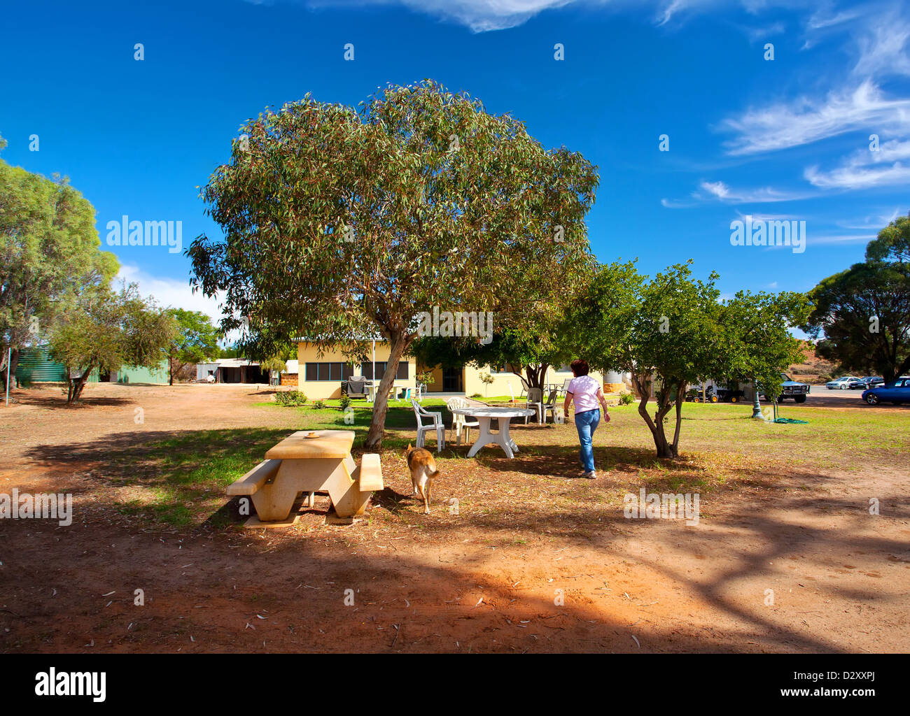 Vecchia casa doganale South Australian confine Vittoriano Foto Stock