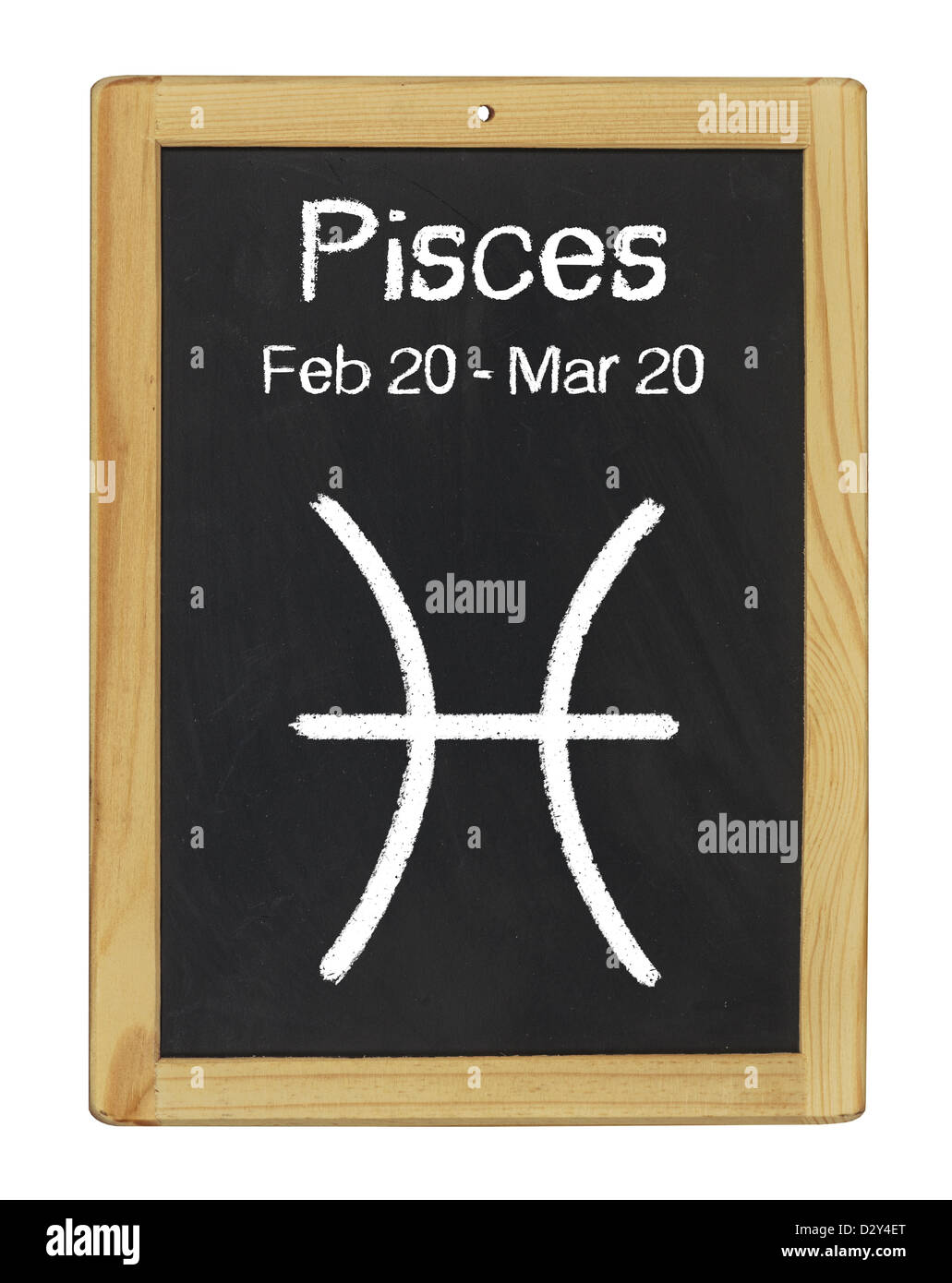 Segno zodiacale pesci Foto Stock