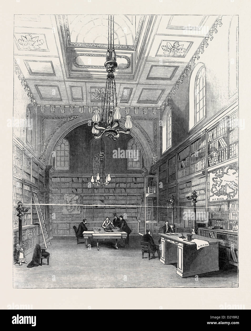 Biblioteca della Camera dei Lords Foto Stock