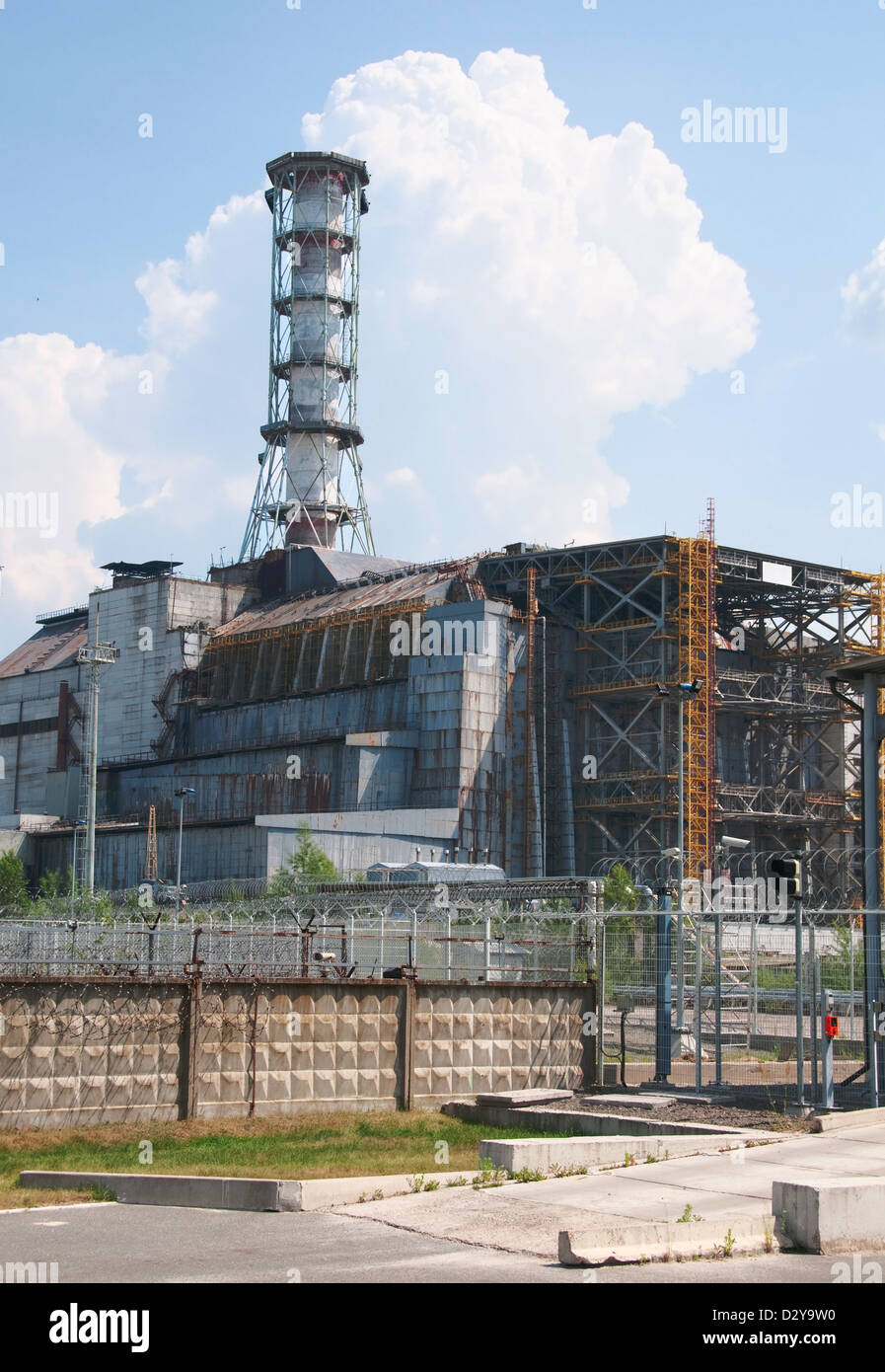 Atomica di Chernobyl centrale nucleare in Ucraina Foto Stock