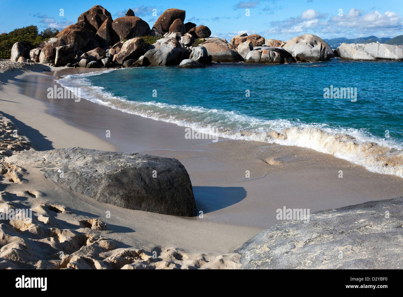 Devils Bay, bagni, Virgin Gorda, Isole Vergini Britanniche Foto Stock