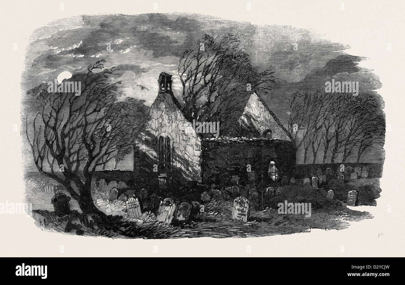 Il Burns centenario ALLOWAY'S HAUNTED Auld Kirk Foto Stock