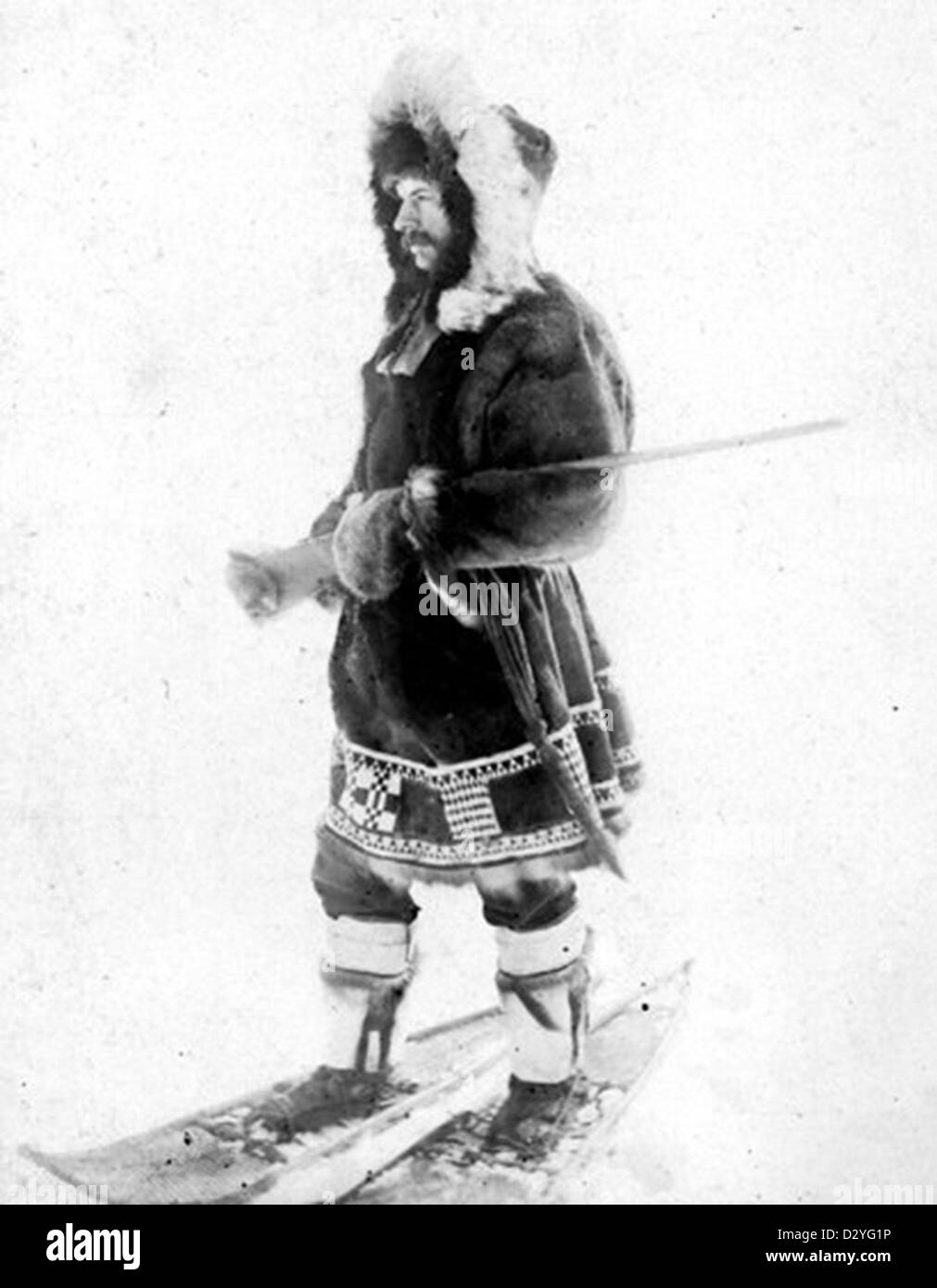 Edward William Nelson, noi naturalista, in Alaska Foto Stock