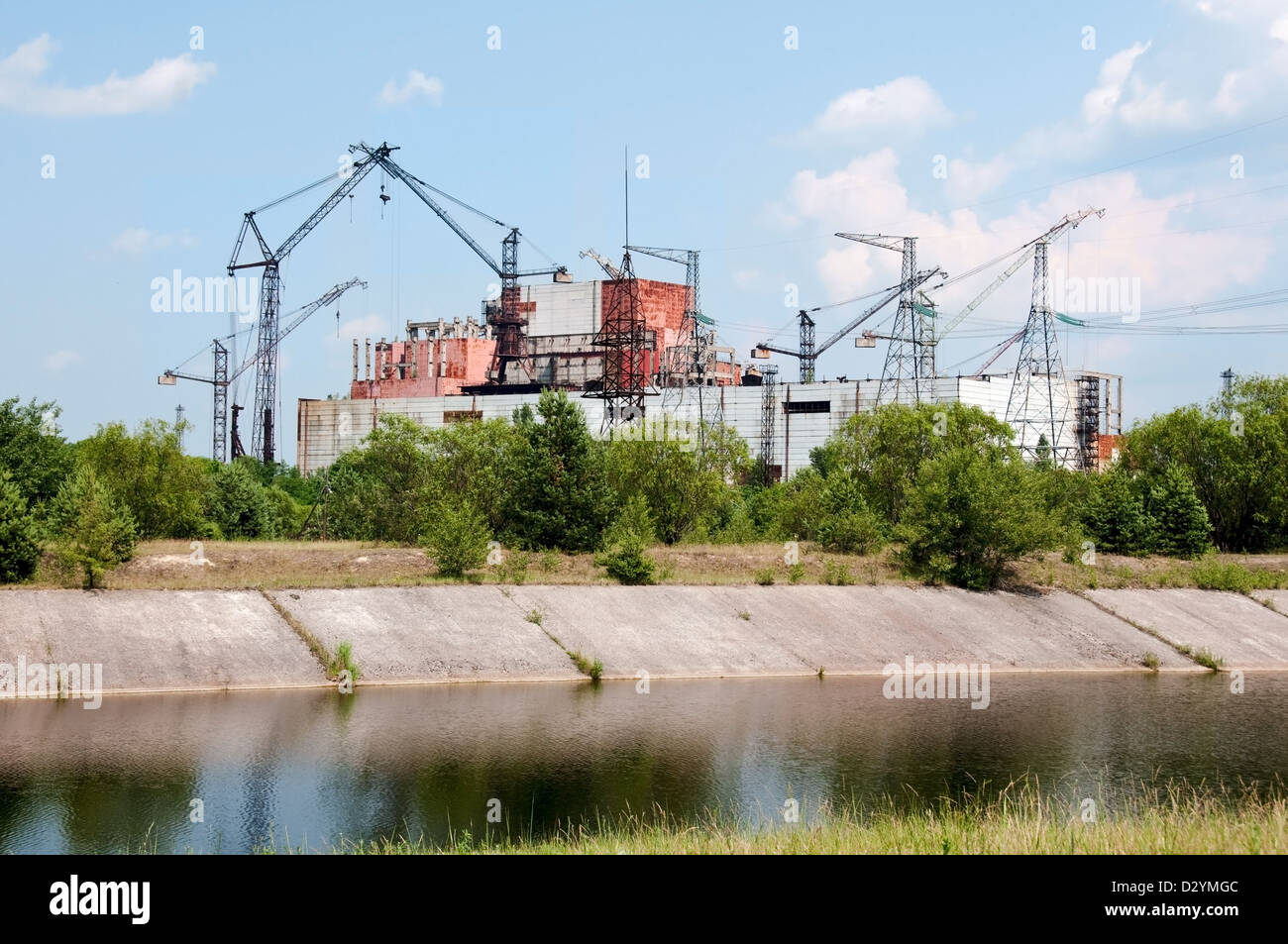 Atomica di Chernobyl centrale nucleare in Ucraina Foto Stock