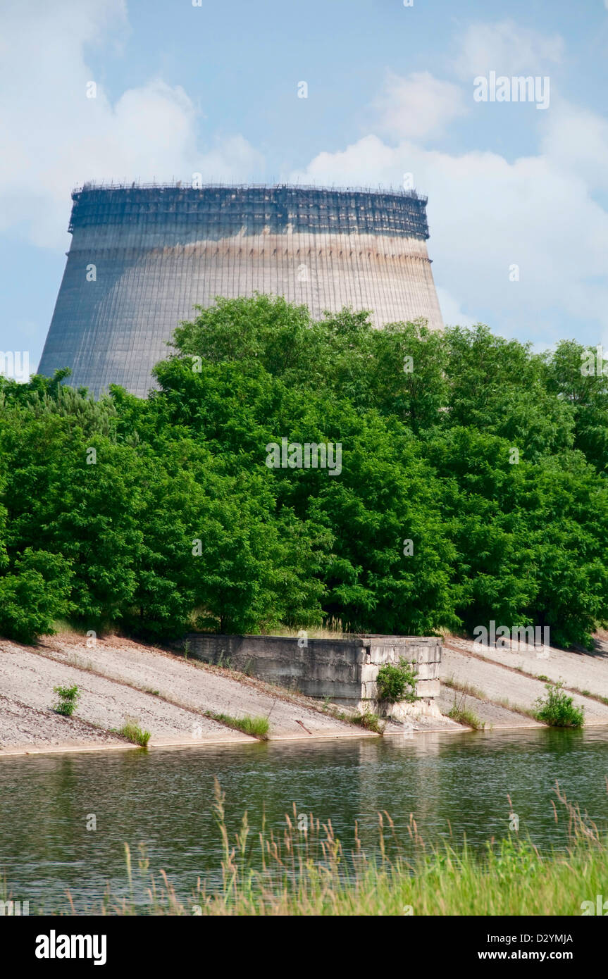 Atomica di Chernobyl centrale nucleare in Ucraina Foto Stock