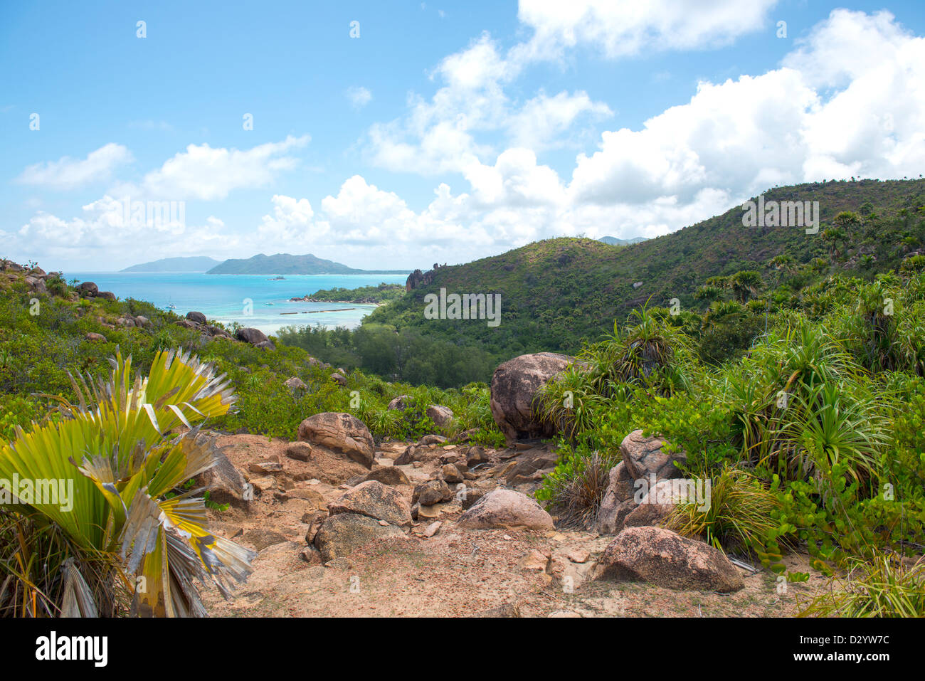 Isola di Curieuse, Seychelles Parchi nazionali Foto Stock