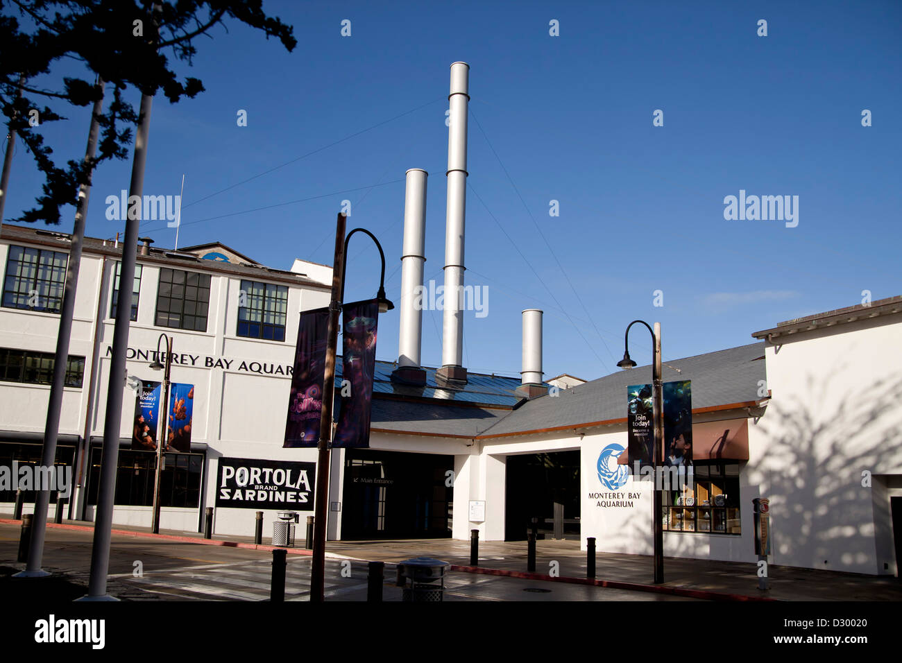 Famoso Monterey Bay Aquarium in Monterey, California, Stati Uniti d'America, STATI UNITI D'AMERICA Foto Stock