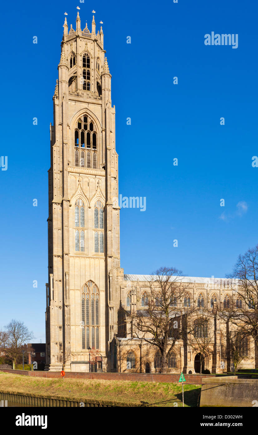 Il moncone di Boston o St Botolph's Church Wormgate Boston Lincolnshire Inghilterra GB UK EU Europe Foto Stock