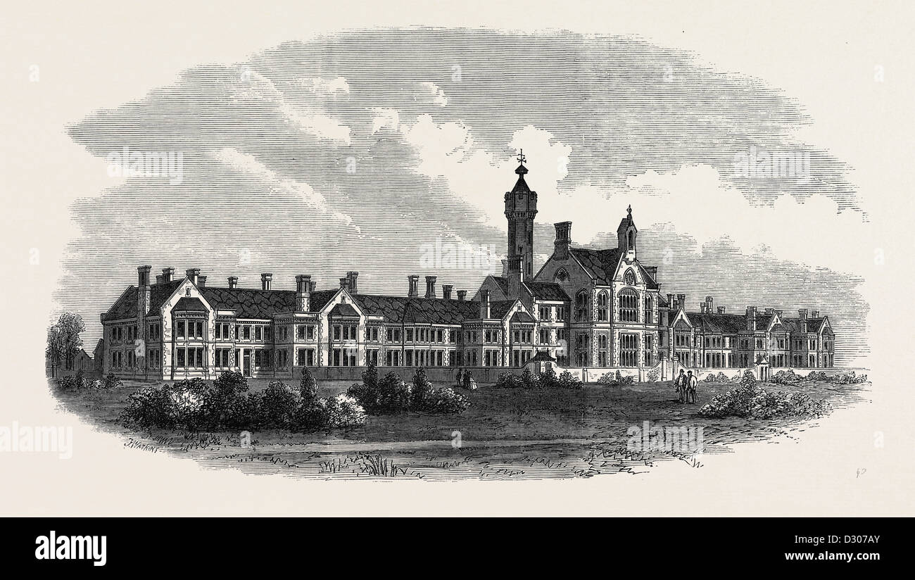 La città manicomio vicino a Dartford Regno Unito 1866 Foto Stock