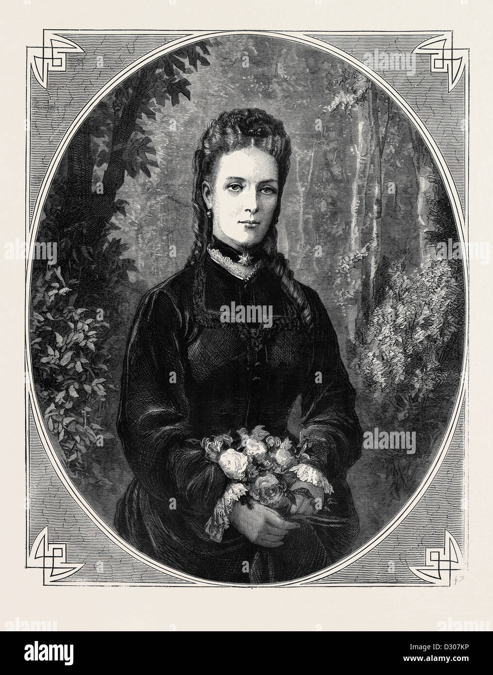 S.a.r. La principessa di Galles, 1870 Foto Stock