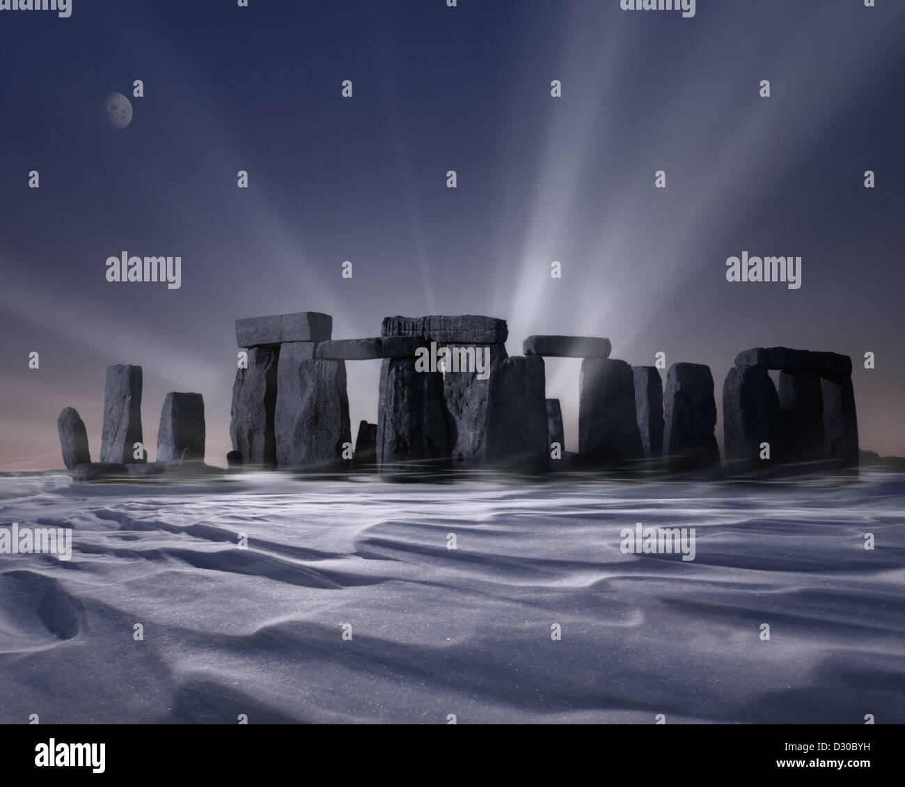 GB - WILTSHIRE: preistoria Stonehenge Foto Stock