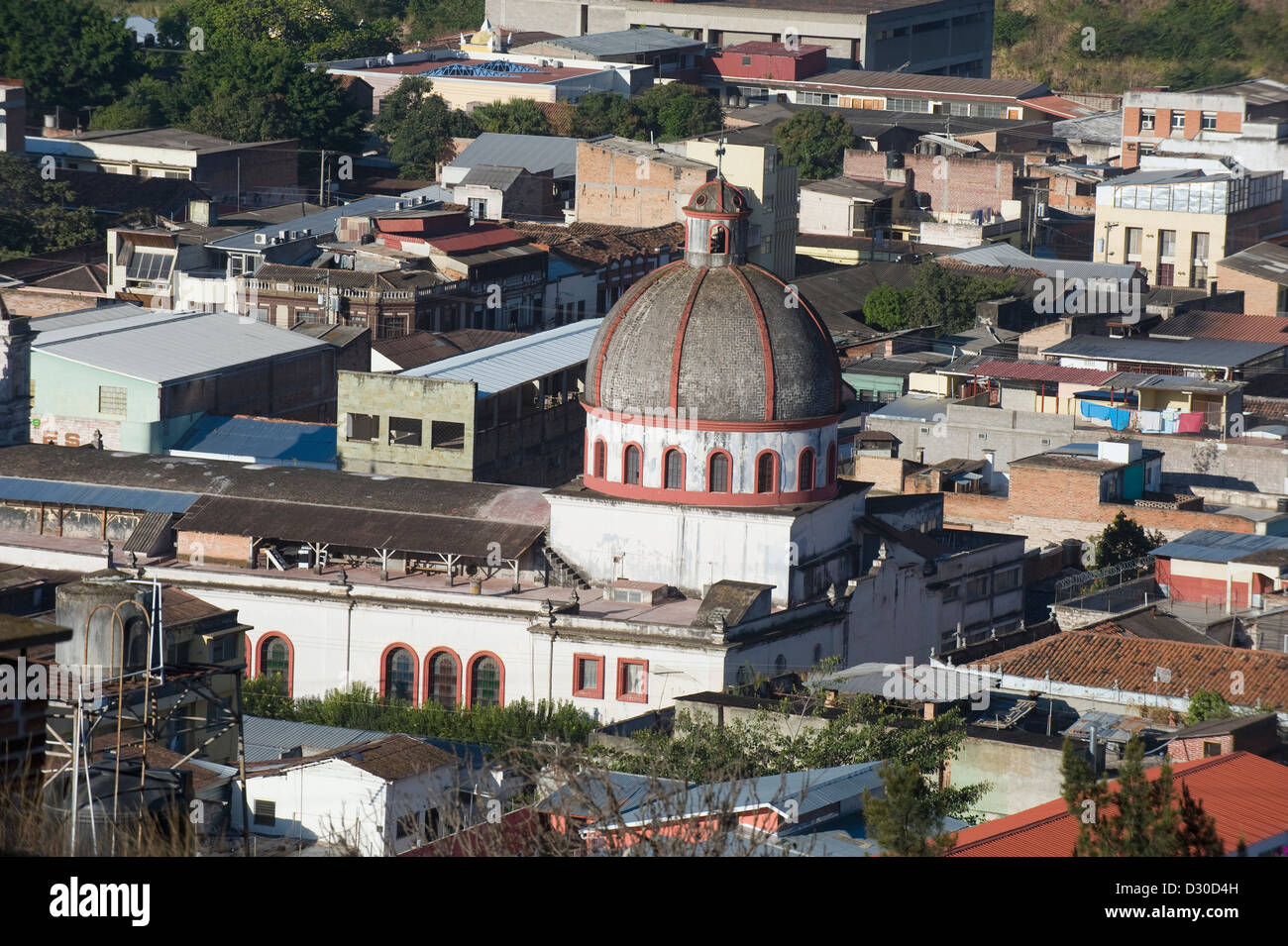 La Iglesia los Dolores, Tegucigalpa (capitale), Honduras, America Centrale Foto Stock