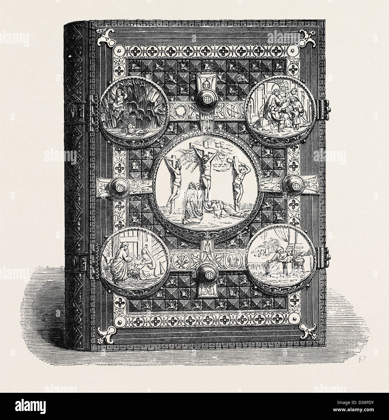 La Bibbia ha presentato per la principessa di Galles DA DOMENICA-scuola bambini 1868 Foto Stock