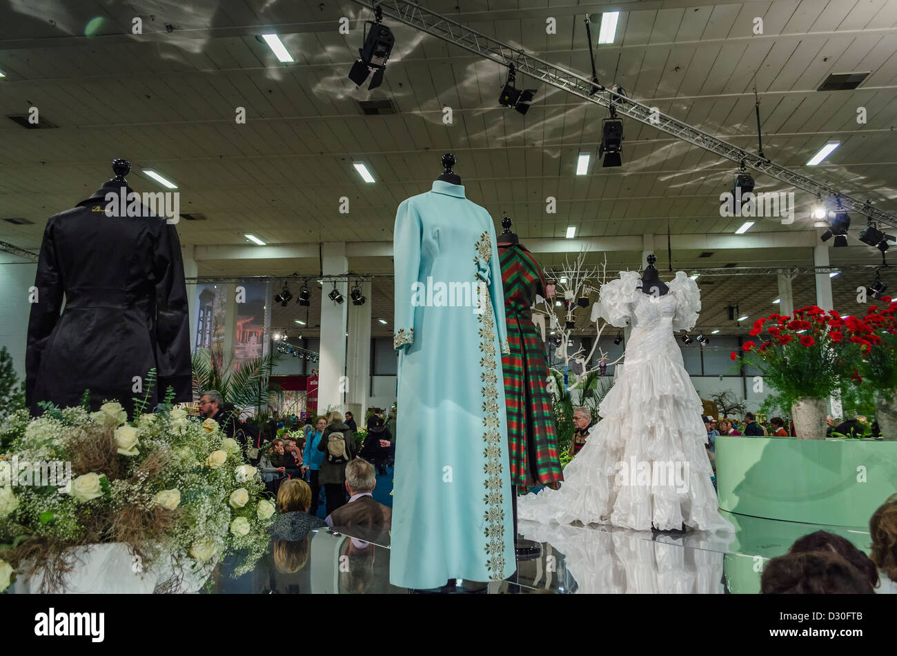 Moda a "Settimana verde" di Berlino, Germania Foto Stock