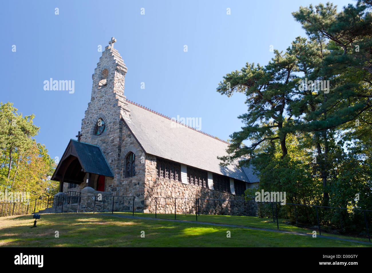 San Pietro By-The-mare Chiesa Episcopale Protestante, Cape Neddick, Maine. Foto Stock