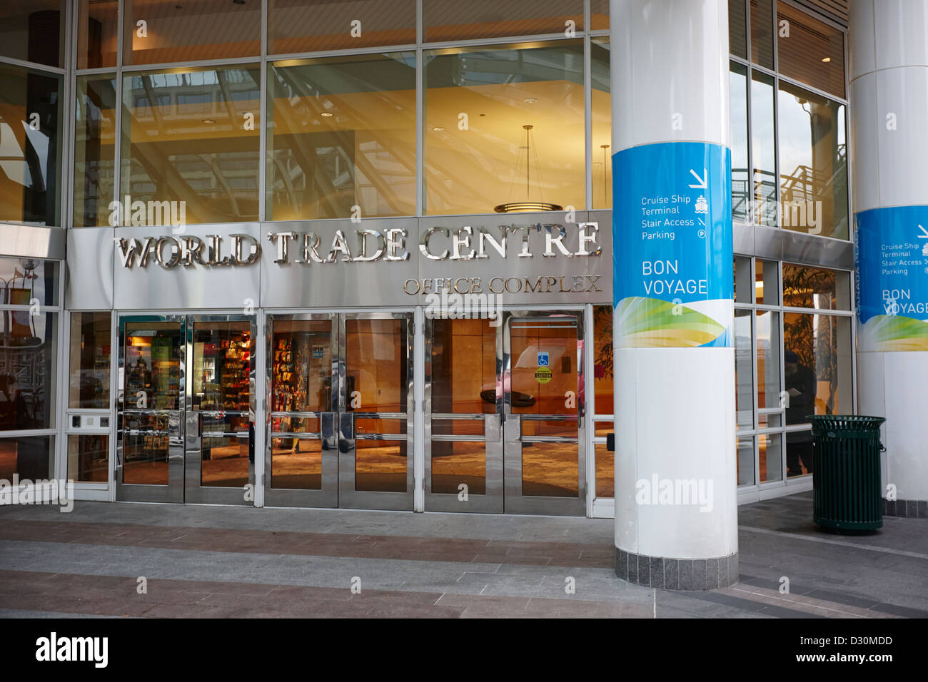 World trade center ufficio complesso canada luogo di costruzione Vancouver BC Canada Foto Stock