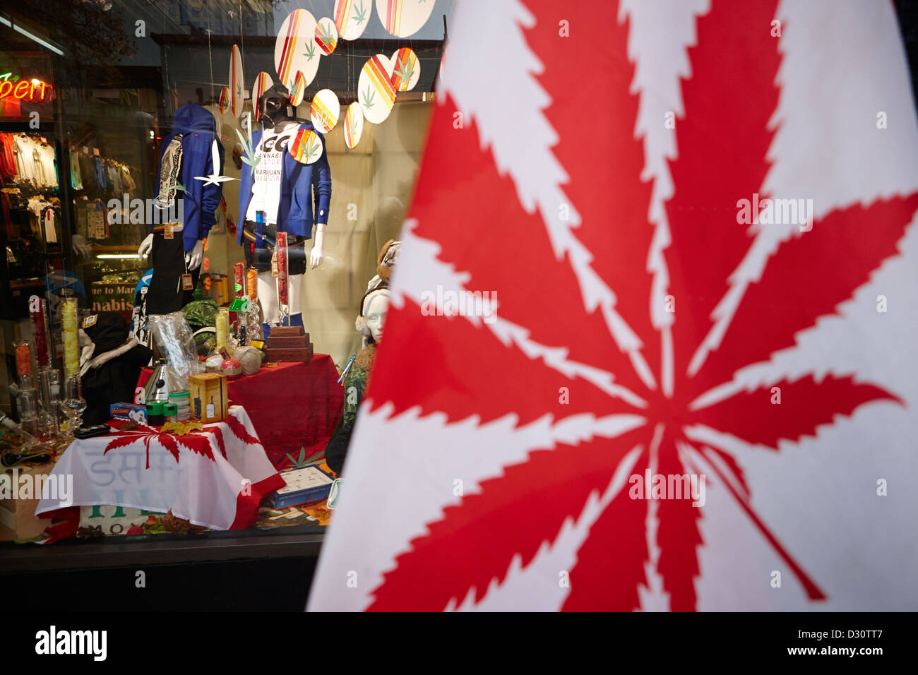 Marc emerys cannabis cultura sede headshop Vancouver BC Canada Foto Stock