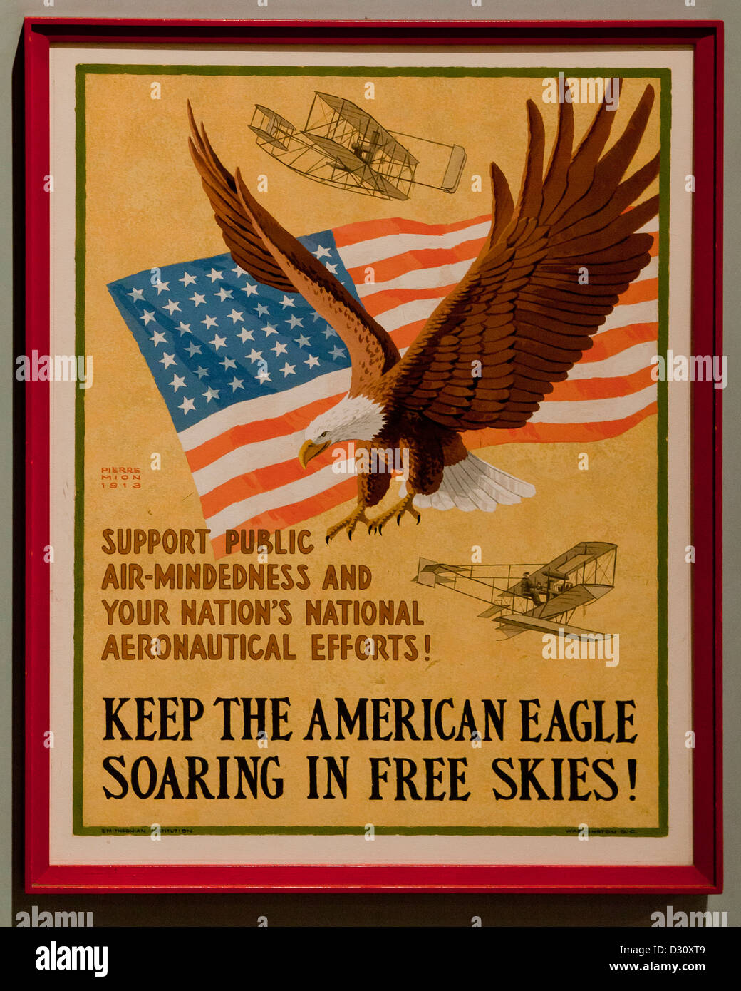 American Eagle Aeronautica Nazionale campagna di manifesti - USA Foto Stock