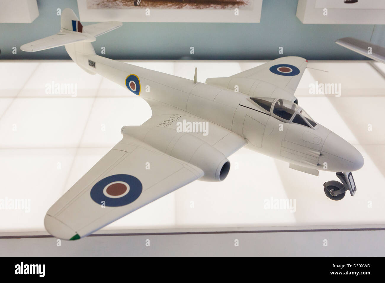 Gloster Meteor modello Foto Stock