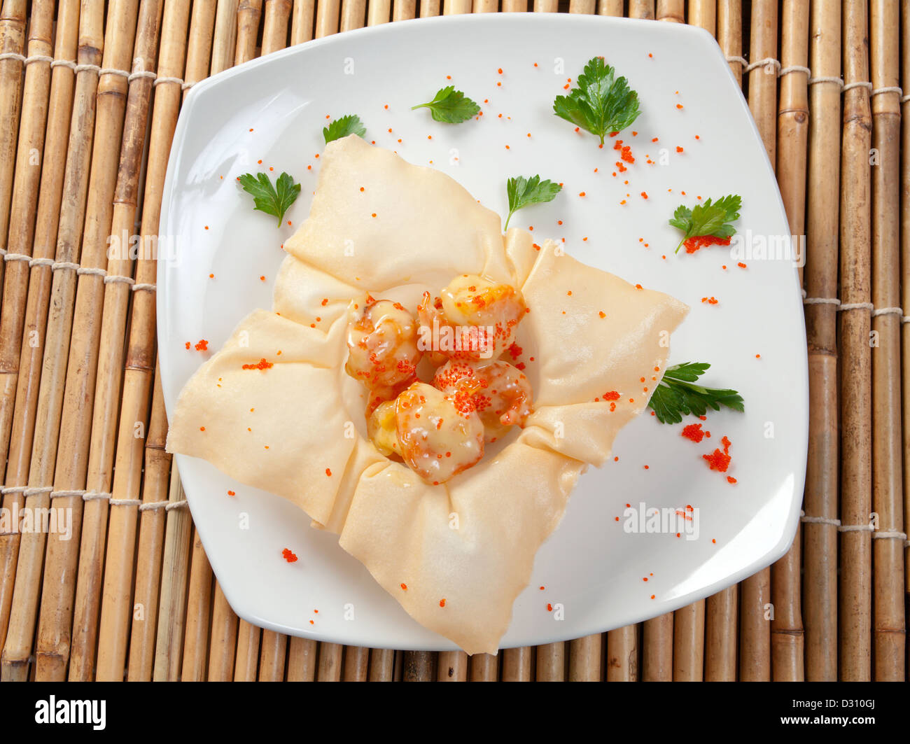 Cucina cinese .cinese dim sum antipasti Foto Stock