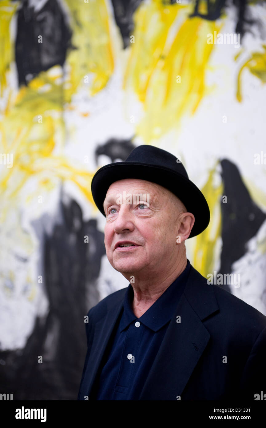 Dresden, Germania, il pittore e scultore Georg Baselitz Foto Stock