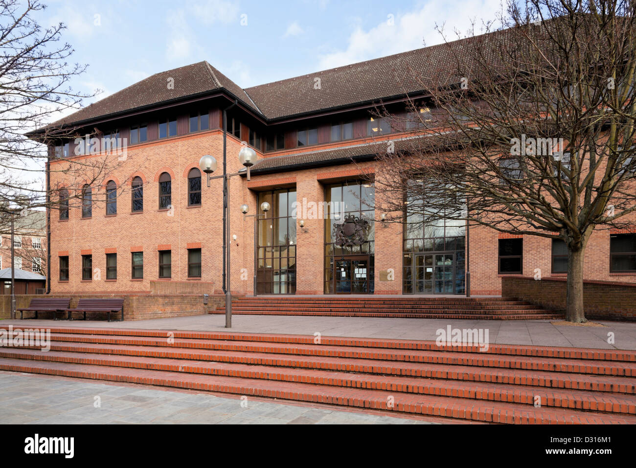 Derby Crown Court e la County Court a Derby combinata di corte, Derby, England, Regno Unito Foto Stock