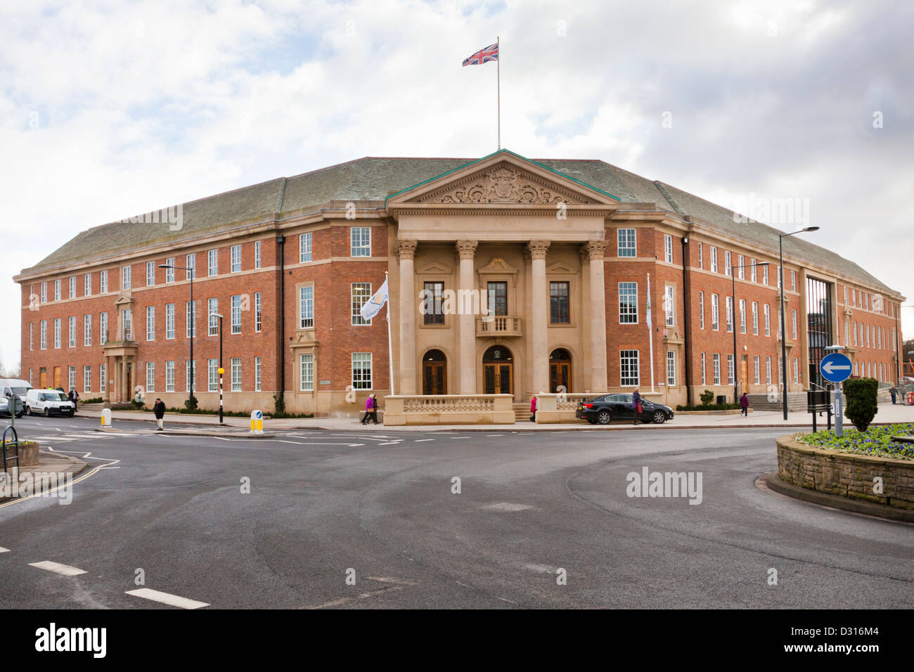 La Casa del Consiglio. I principali uffici amministrativi di Derby City Council, Derby, England, Regno Unito Foto Stock