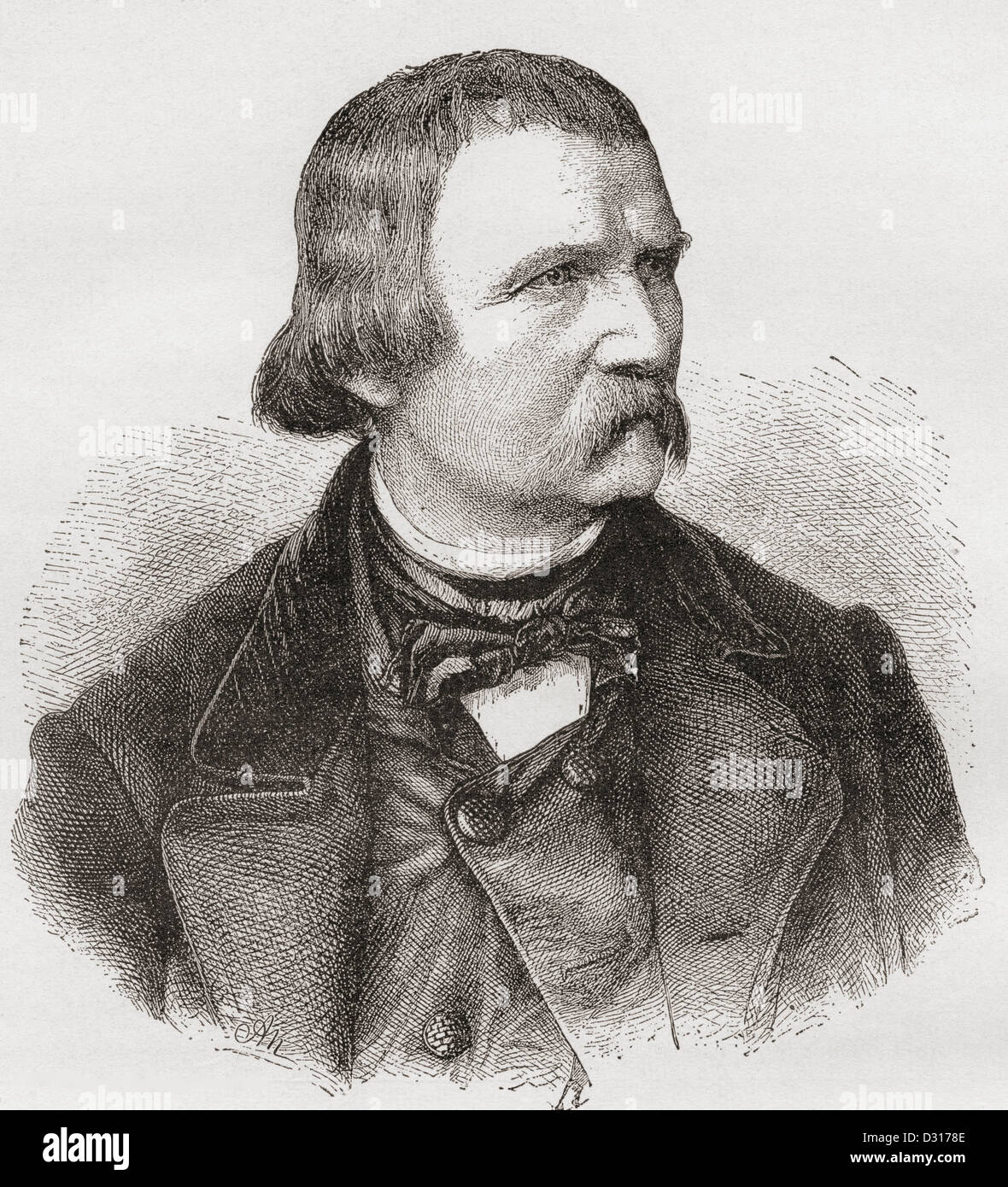 Wilhelm von Kaulbach, 1805-1874. Artista tedesco, muralista e illustratore di libri. Foto Stock