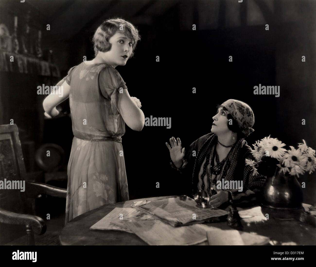 L'angelo nero Foto Stock